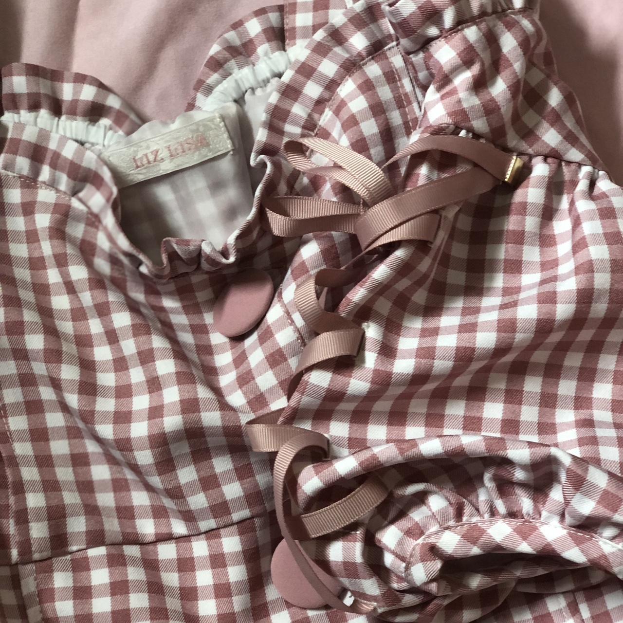 Liz Lisa gingham picnic dress