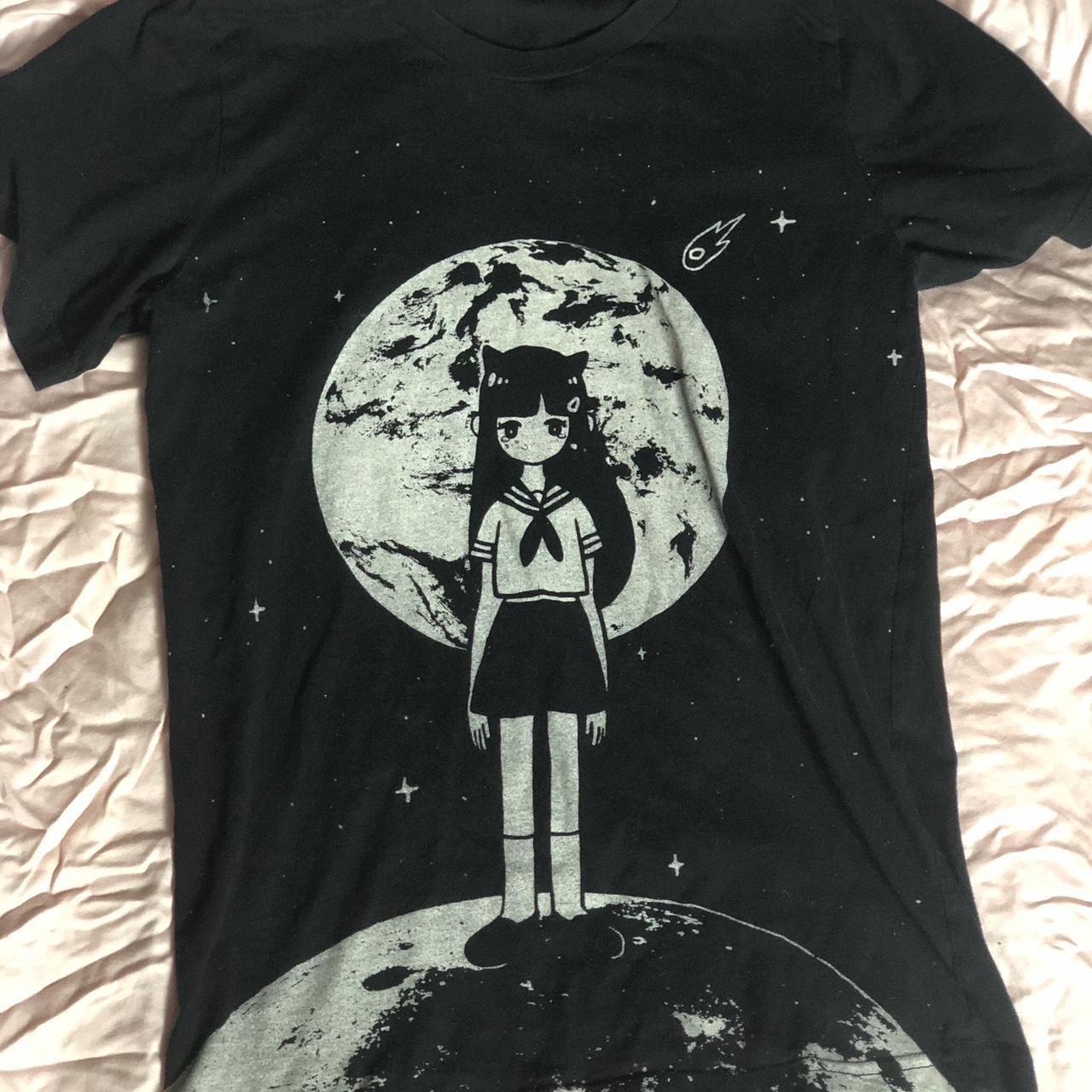 OMOCAT Women's Black and White T-shirt (2)