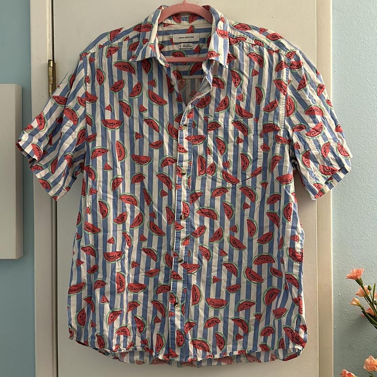 urban outfitters mens striped shirt