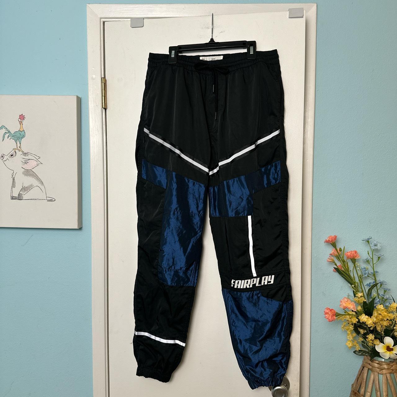 URBAN OUTFITTERS REFLECTIVE FAIRPLAY PANTS WAIST