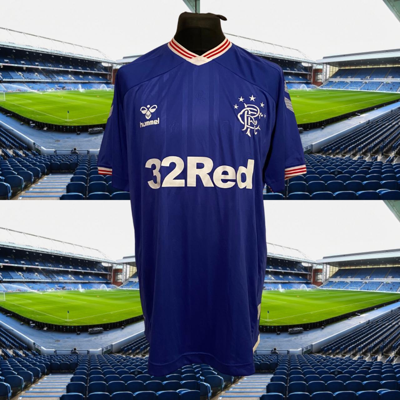 RANGERS 2019-20 HOME FOOTBALL SHIRT Size: XXL This... - Depop