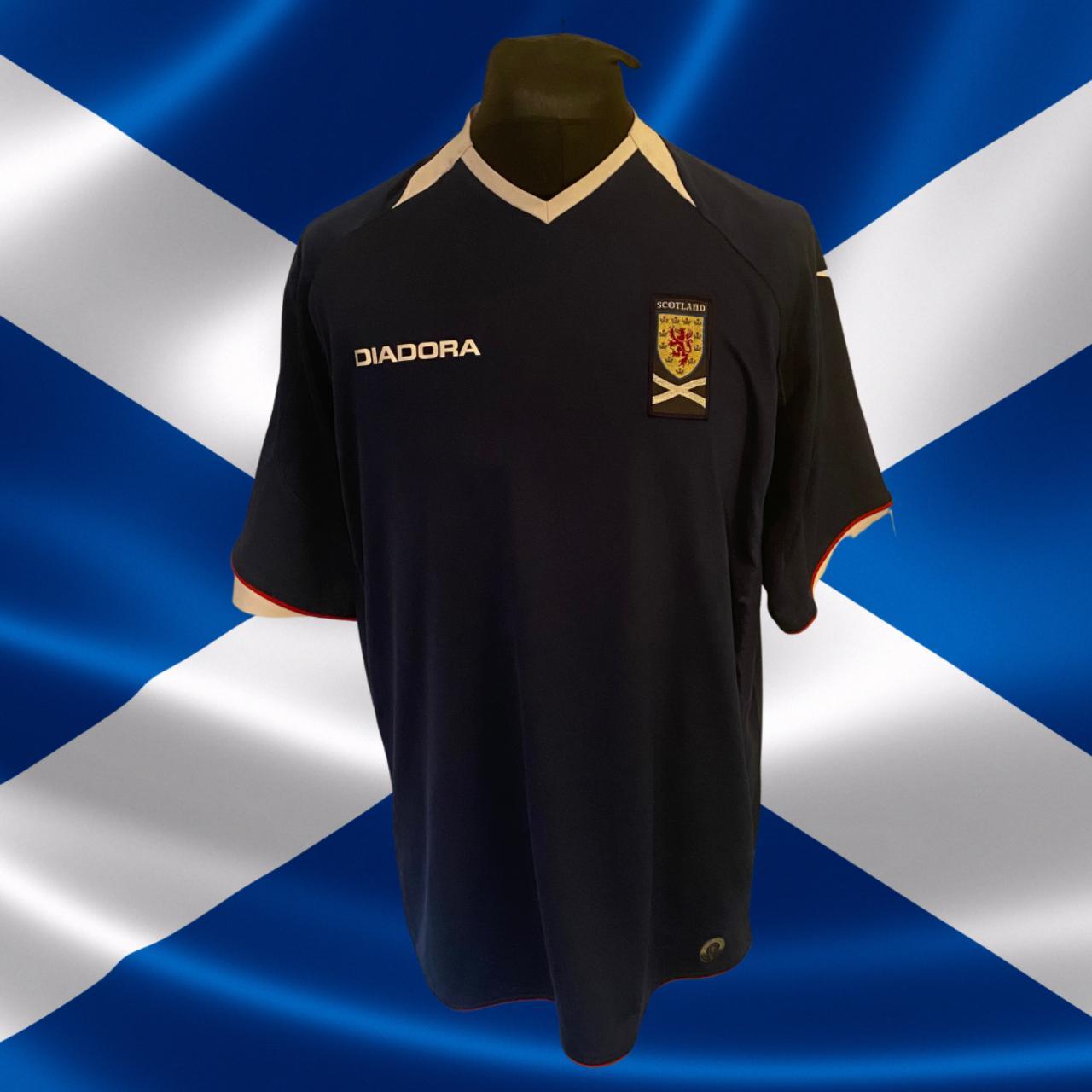 SCOTLAND 2008-09 HOME FOOTBALL SHIRT Size: XL This... - Depop