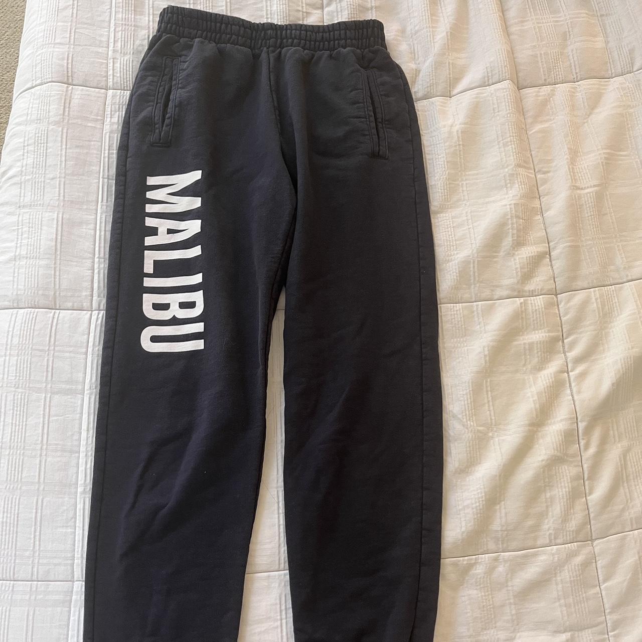 Brandy Melville Women's Navy and Blue Joggers-tracksuits (2)