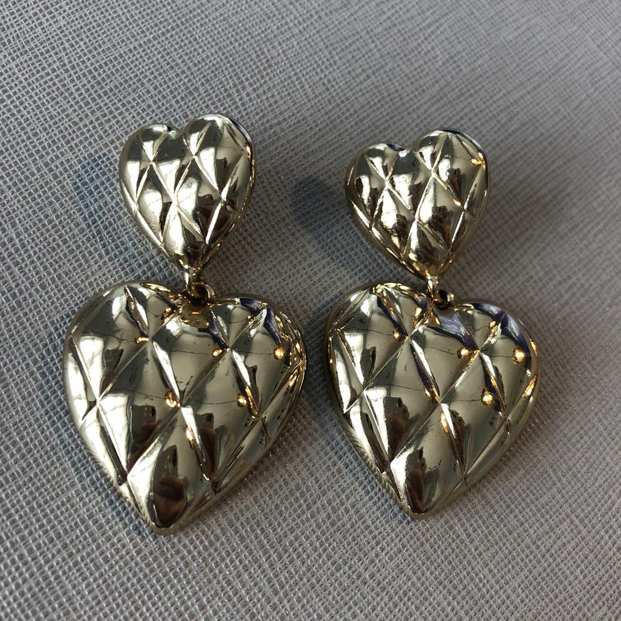 Topshop 2024 heart earrings