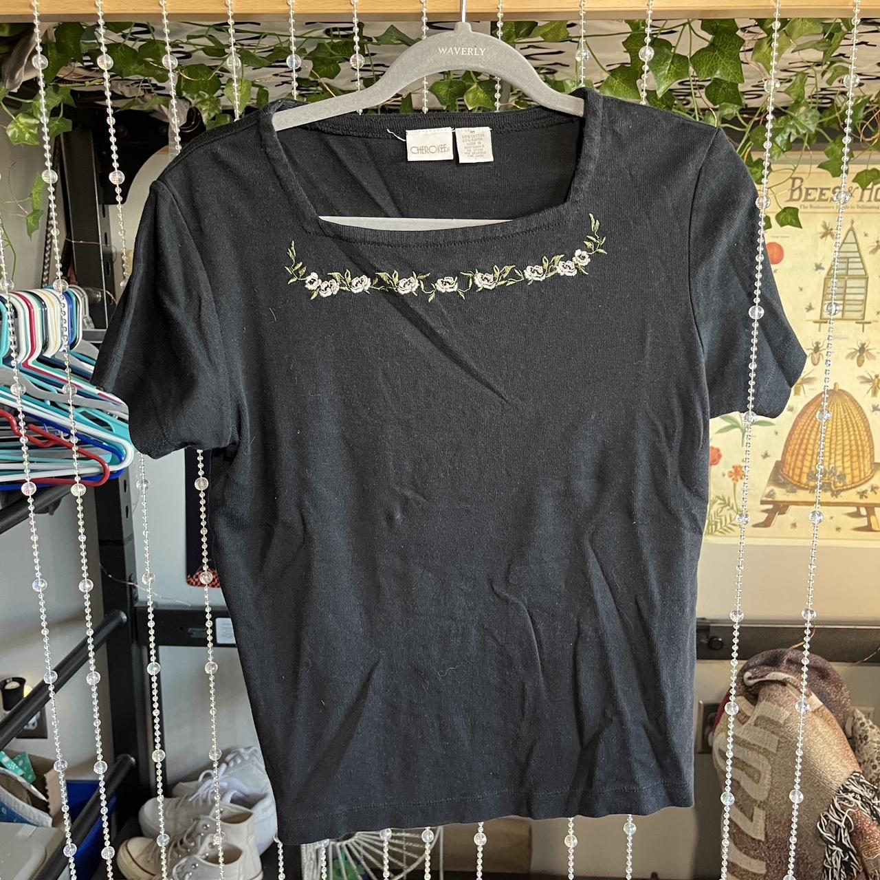 Cherokee Women's Black T-shirt