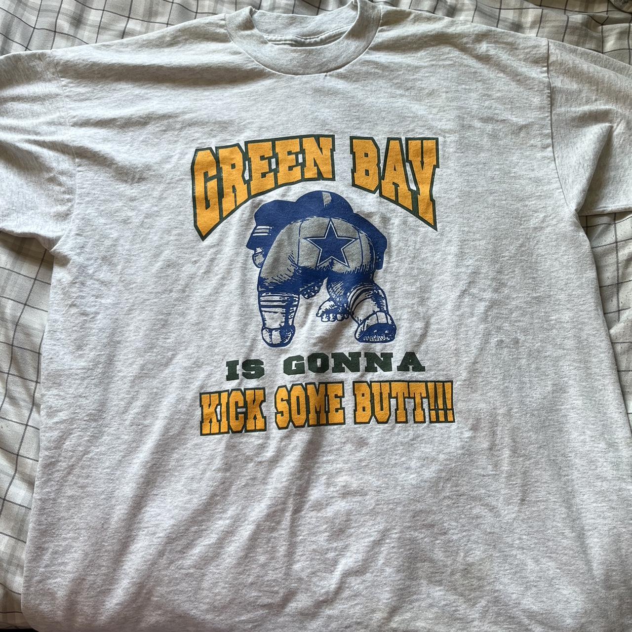 Packers Single Stitch Shirt Size - Depop