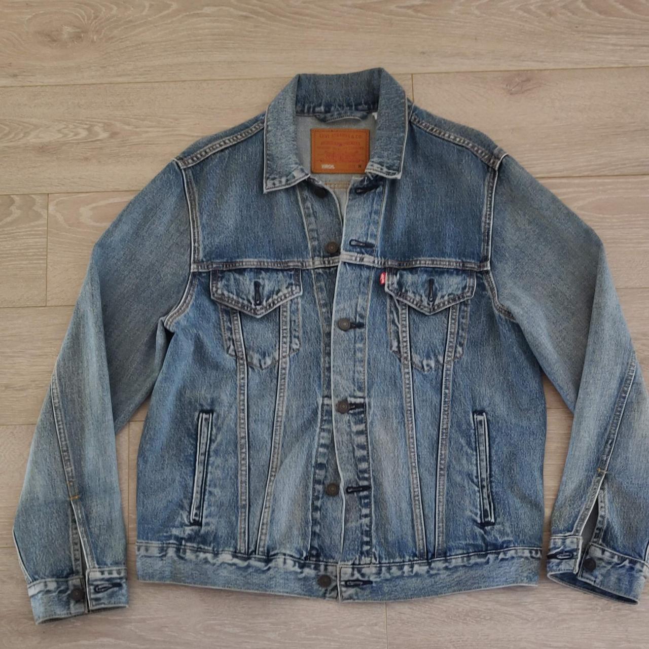 LEVI STRAUSS Virgil denim trucker jacket This. Depop