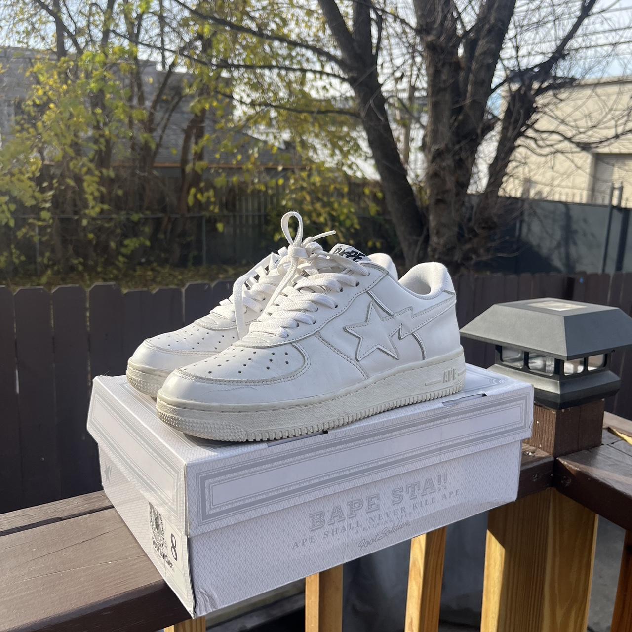 Bapesta white on sale