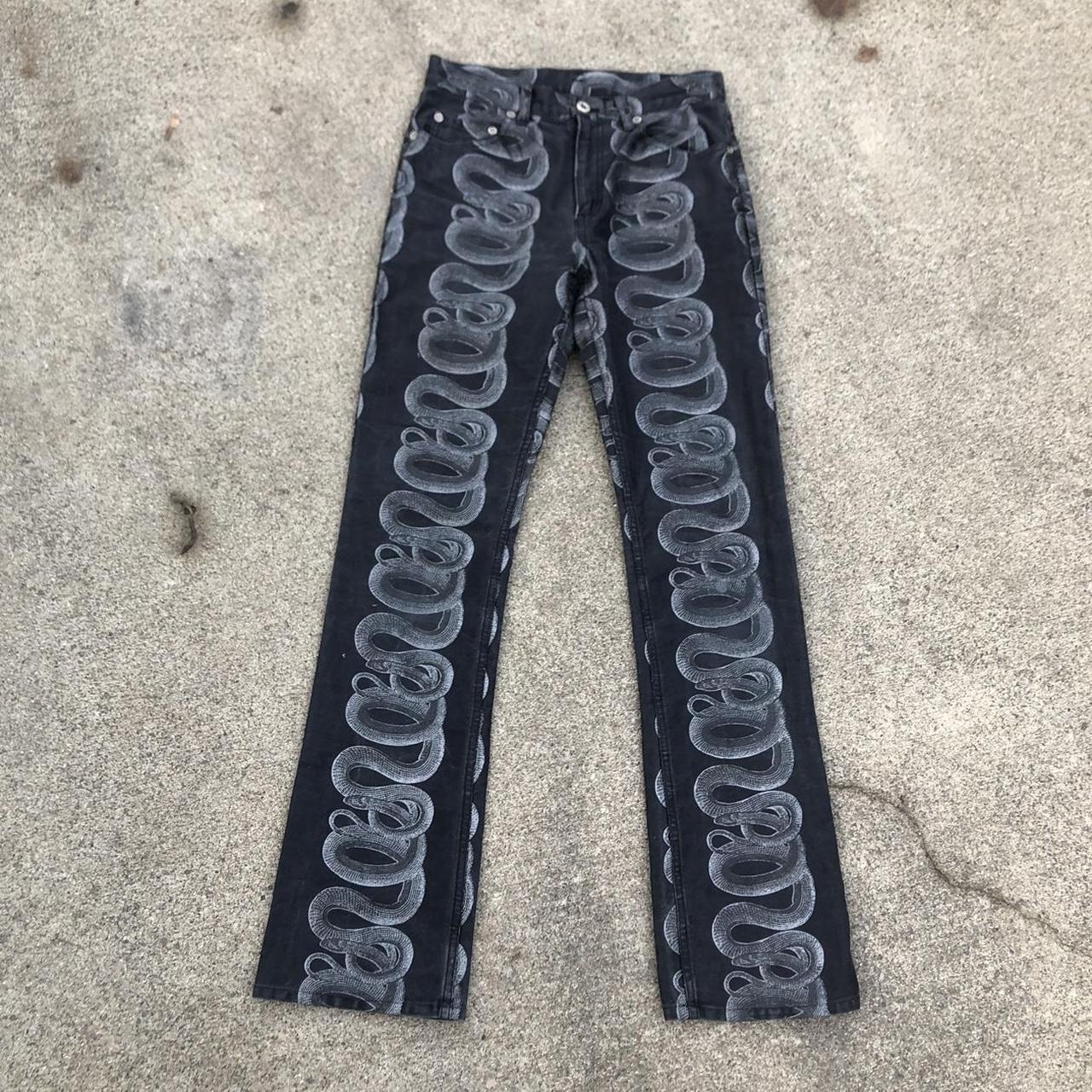 Hysteric glamour 1990 original snake denim. Bootcut...