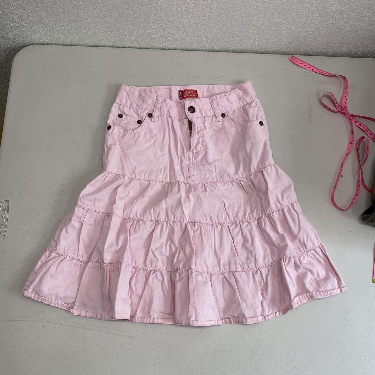 Levi's pink skirt best sale