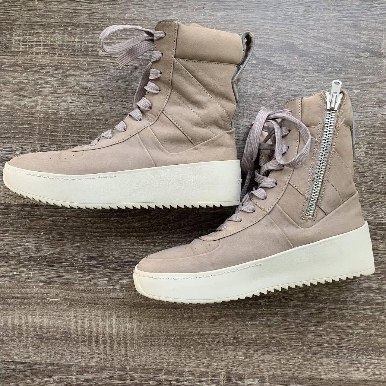 Fear of god military sneaker black gum sale