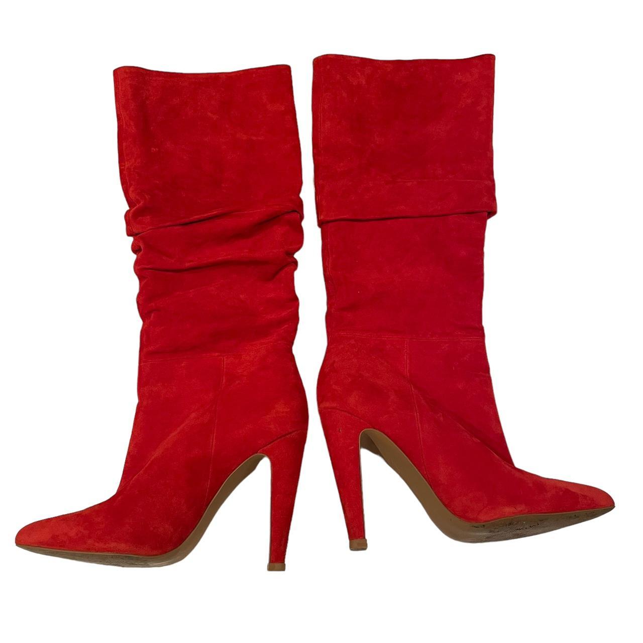 Steve madden carrie boot fashion red