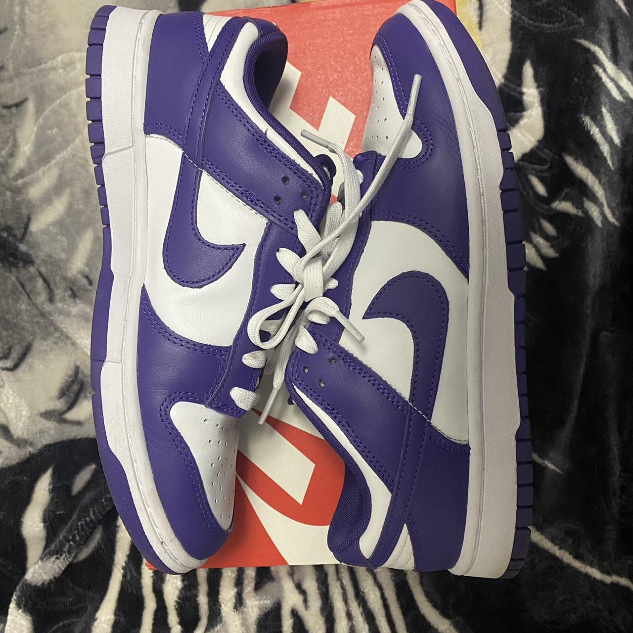 university purple dunks