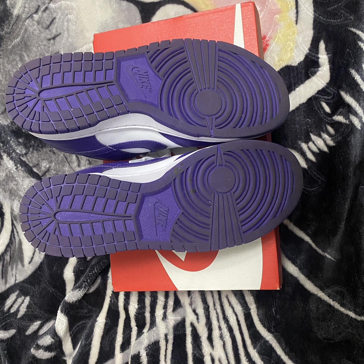 university purple dunks