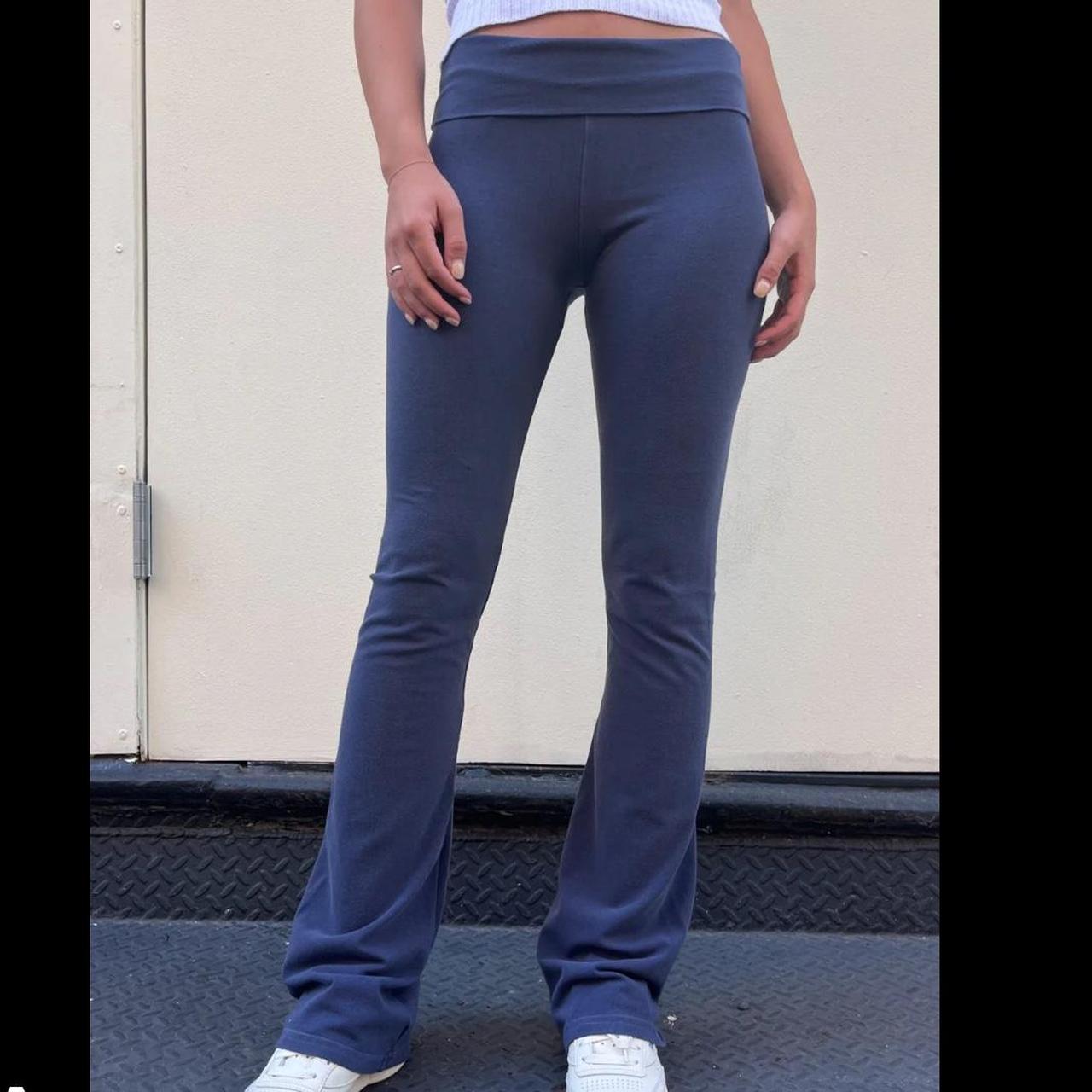 Brandy Melville Priscilla Pants in dark Navy Depop