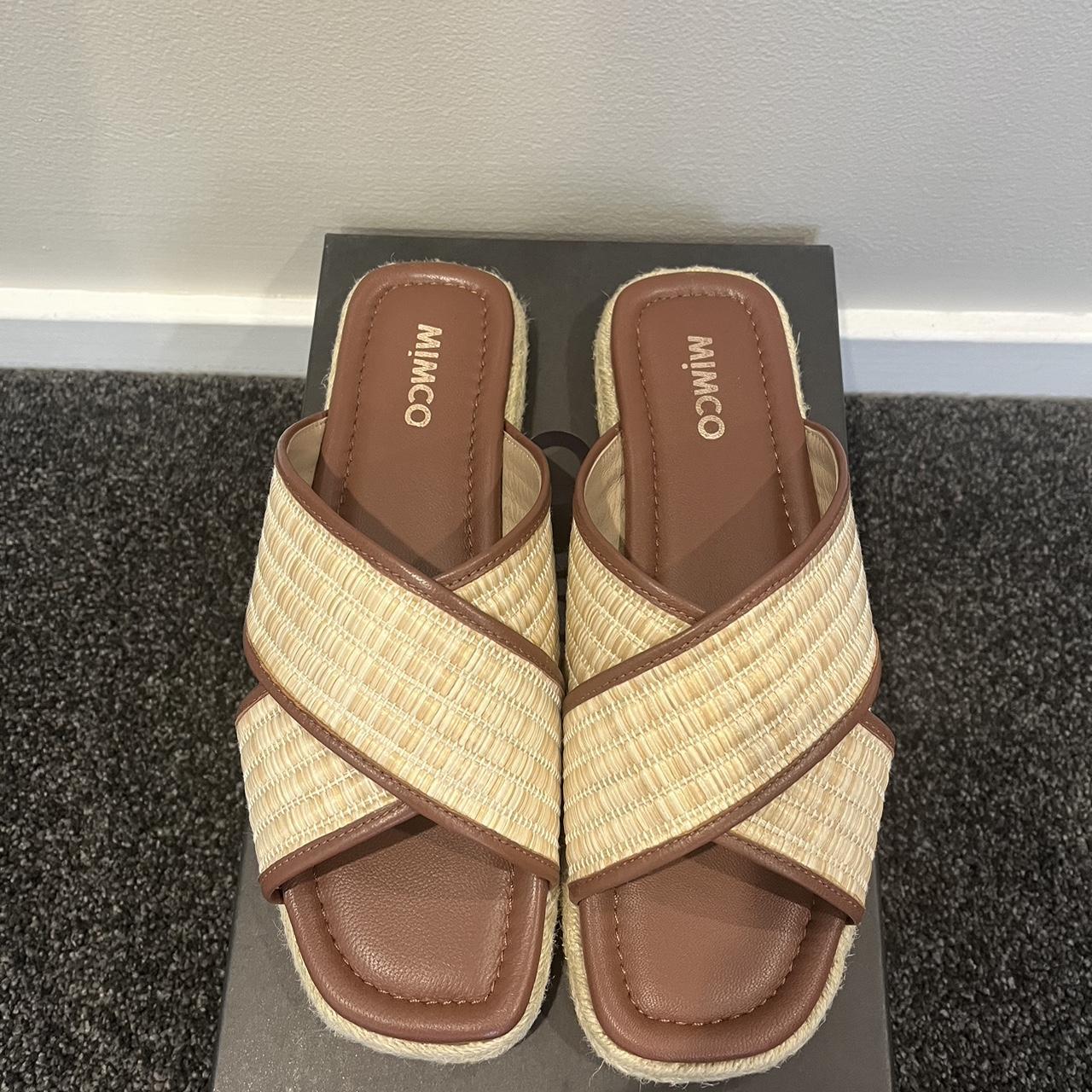 Mimco Slide with espadrille detail Women’s 39 - Depop