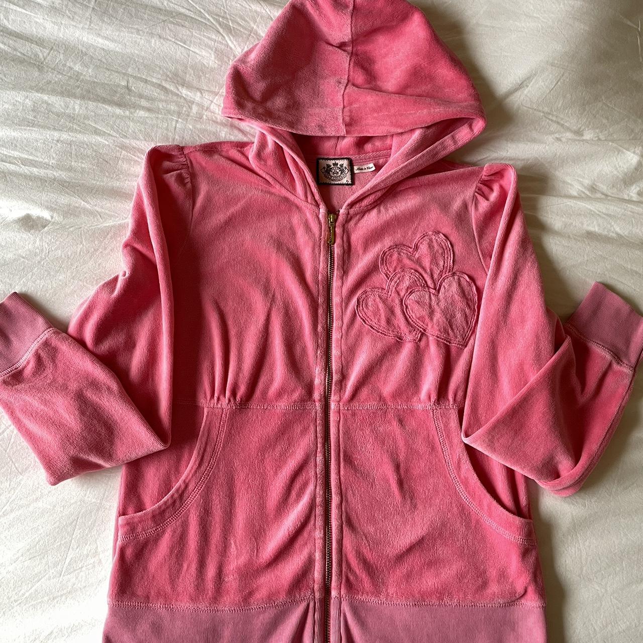 Vintage juicy couture velour jacket / hoodie //... - Depop