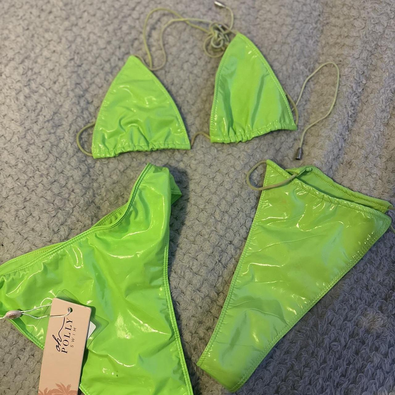 Oh Polly Women's Green Bikinisandtankinisets Depop