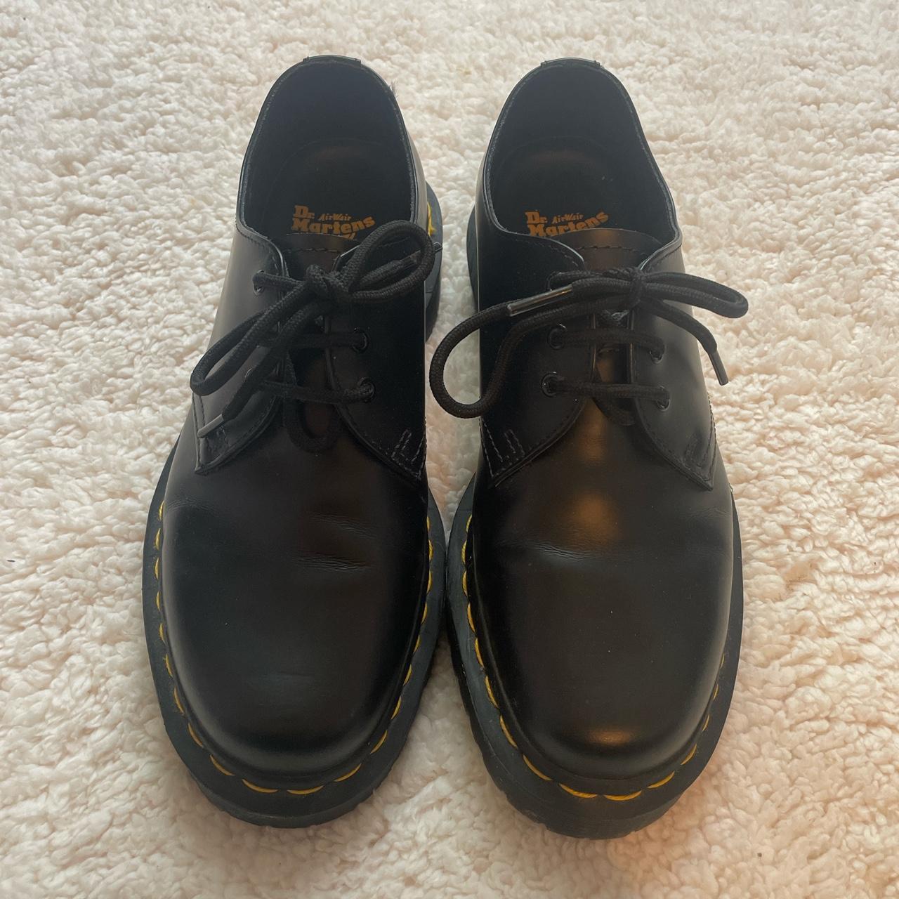 Doc Martens smooth leather Oxford shoes Size-UK... - Depop