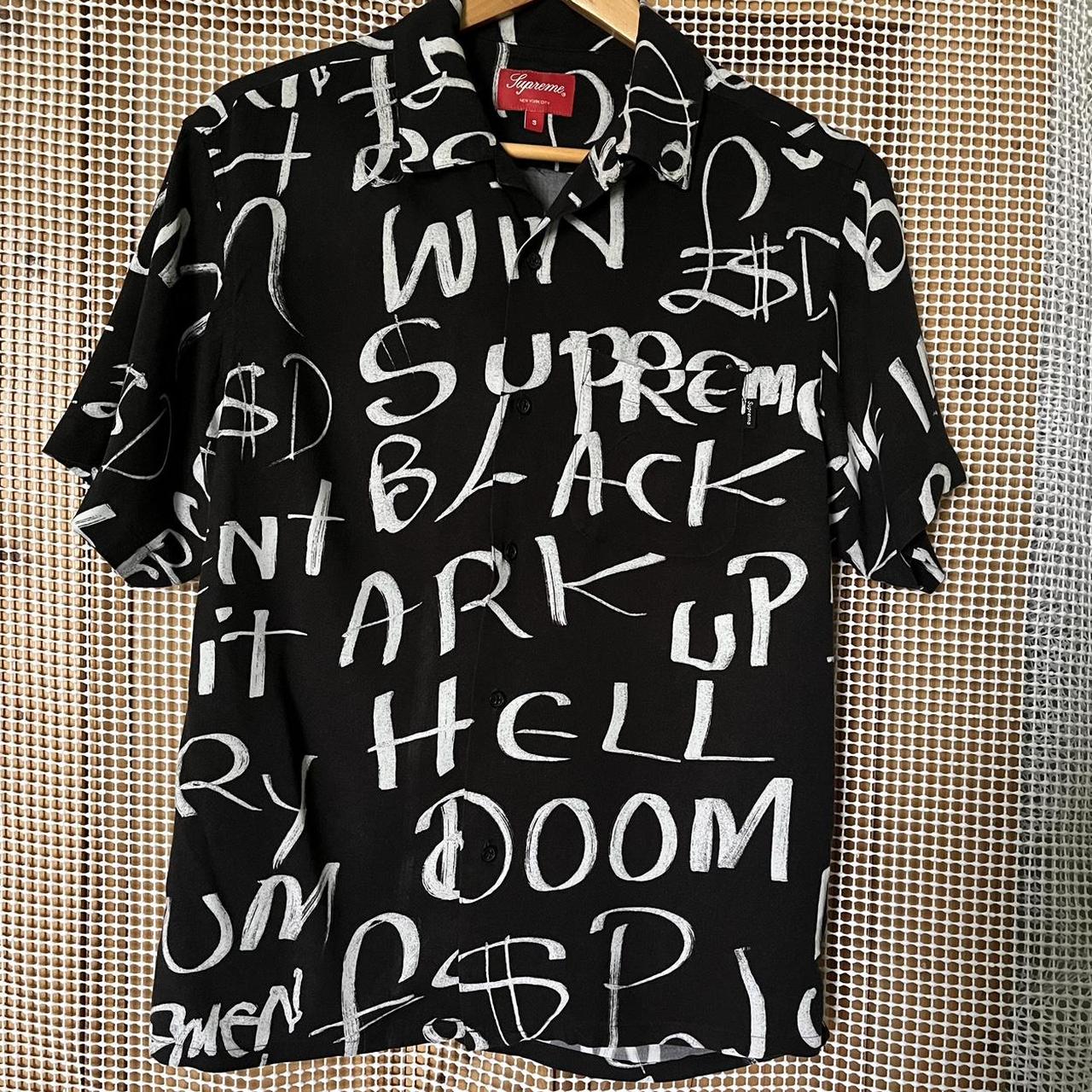 Shirt Supreme Black Ark Supreme Supreme ark rayon s/s shirt Black Ark Rayon S&frasl;S Shirt