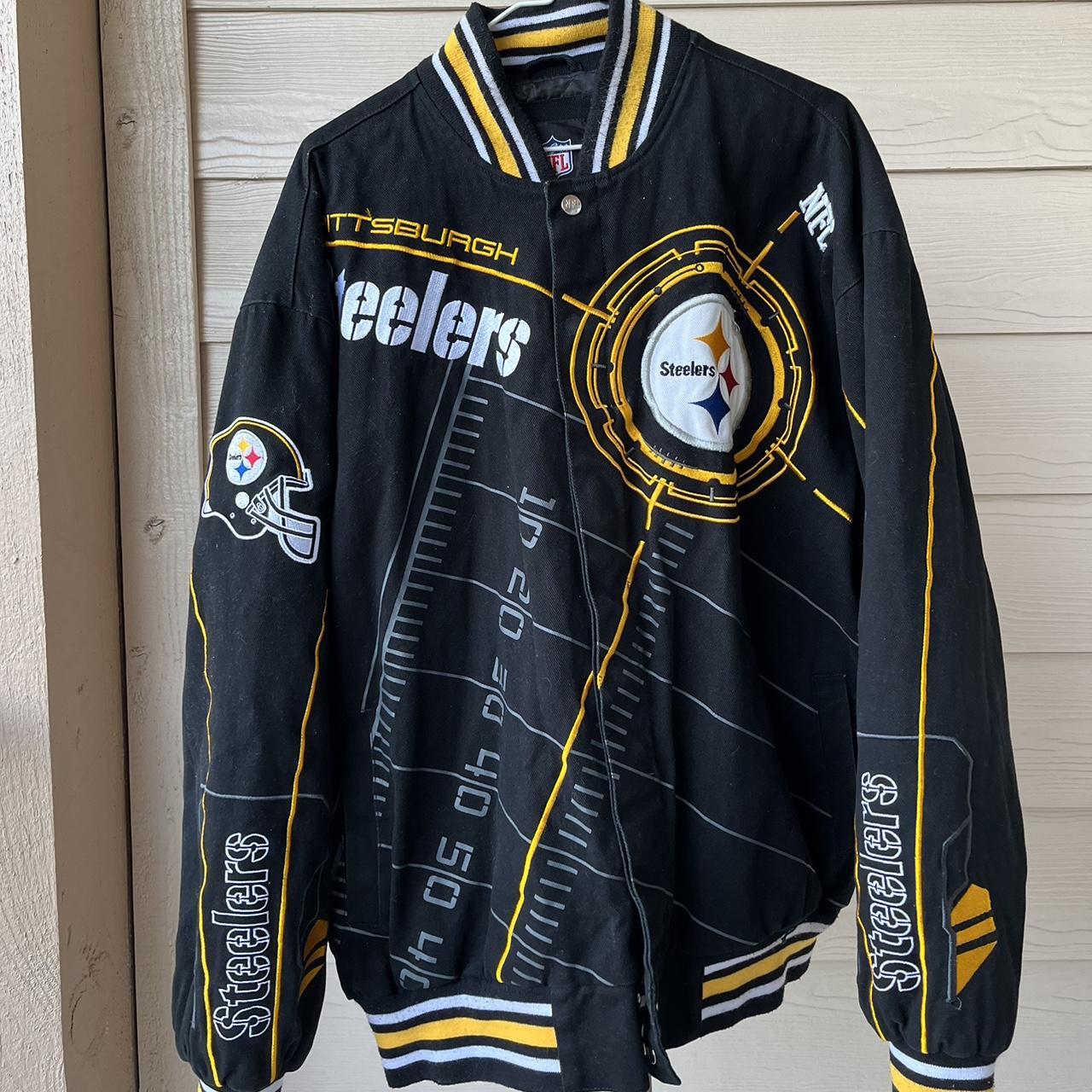 Men's Pittsburgh Steelers Varsity Jacket Size - Depop