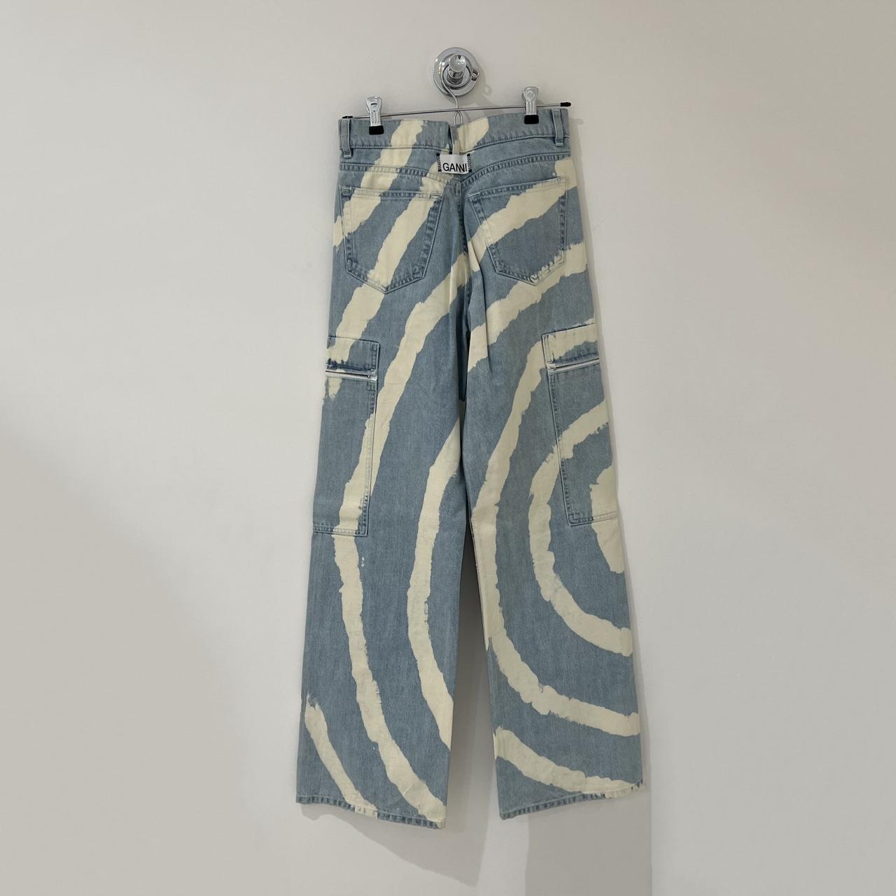 Ganni tie dye store jeans