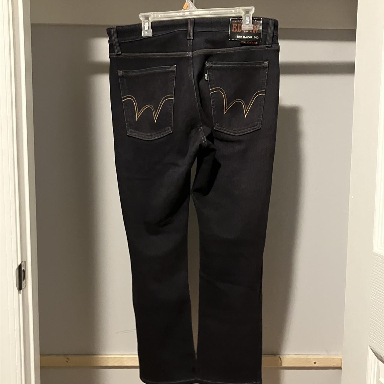 EDWIN 503 “Wild Fire” jeans, Minor damage to label...