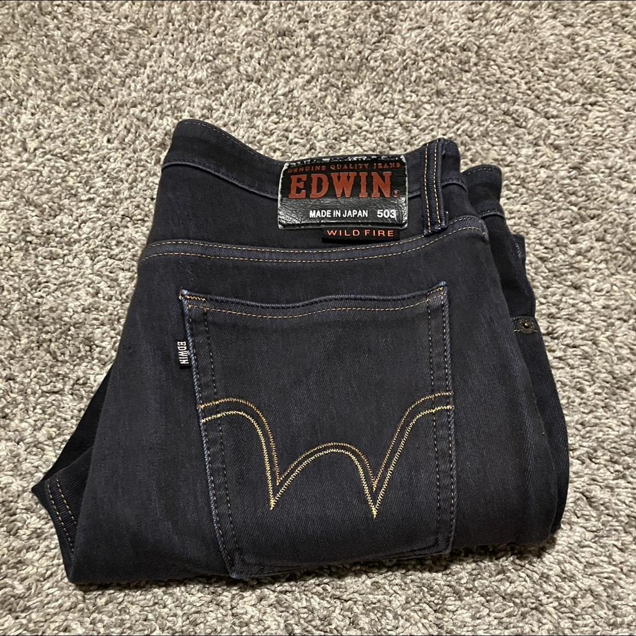 EDWIN 503 “Wild Fire” jeans, Minor damage to label...