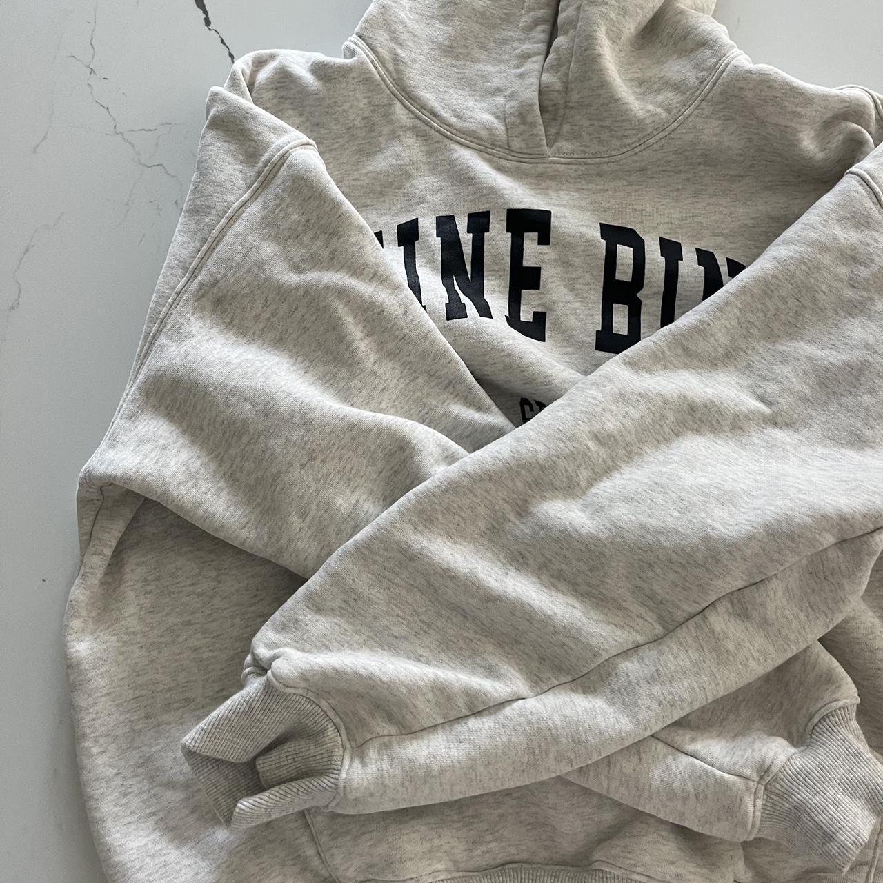 Annie bing grey hoodie Perfect condition Small... - Depop