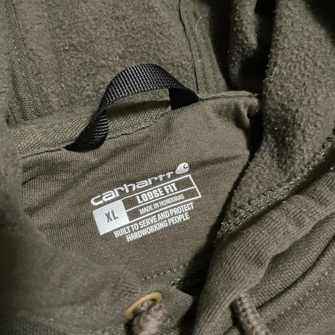 Carhartt Men's Green Sweatshirt Depop