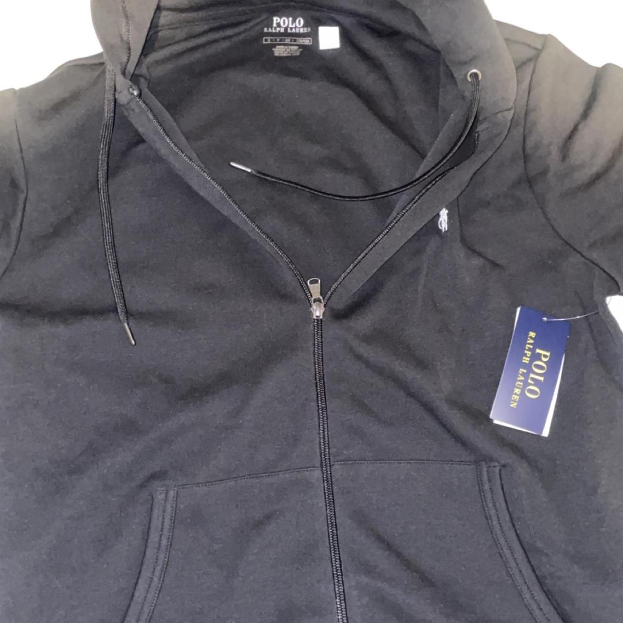 Ralph Lauren hoodie black brand new going for 180... - Depop