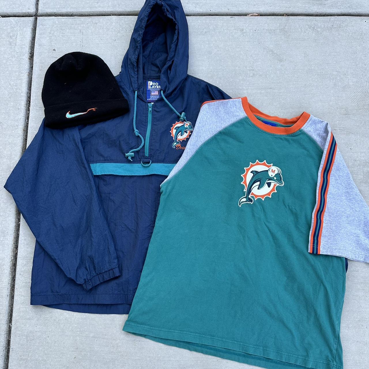 Miami Dolphins Nike Hoodie Official NFL on Field - Depop