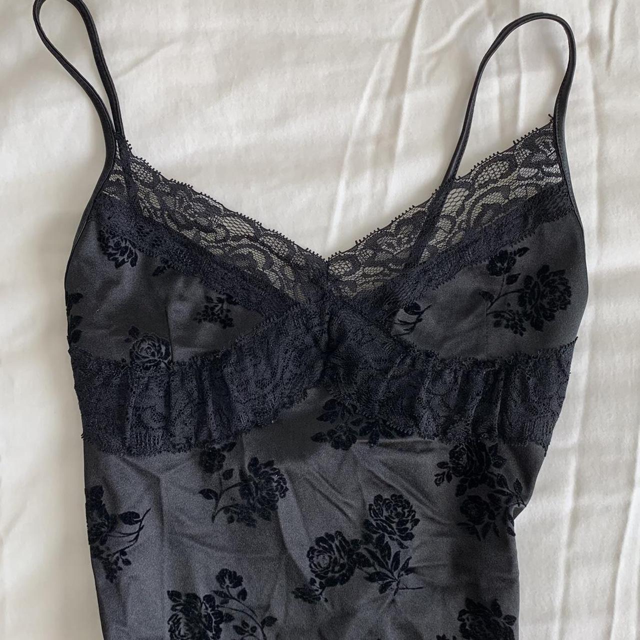 Motel Rocks Black Floral Lace Mini Dress In perfect... - Depop