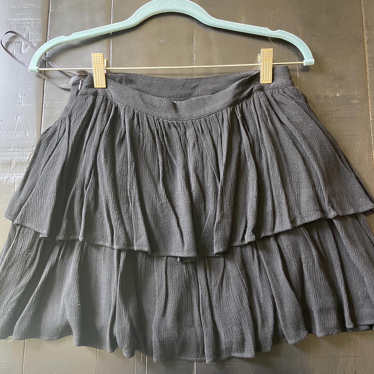 Ruffle shop skirt revolve