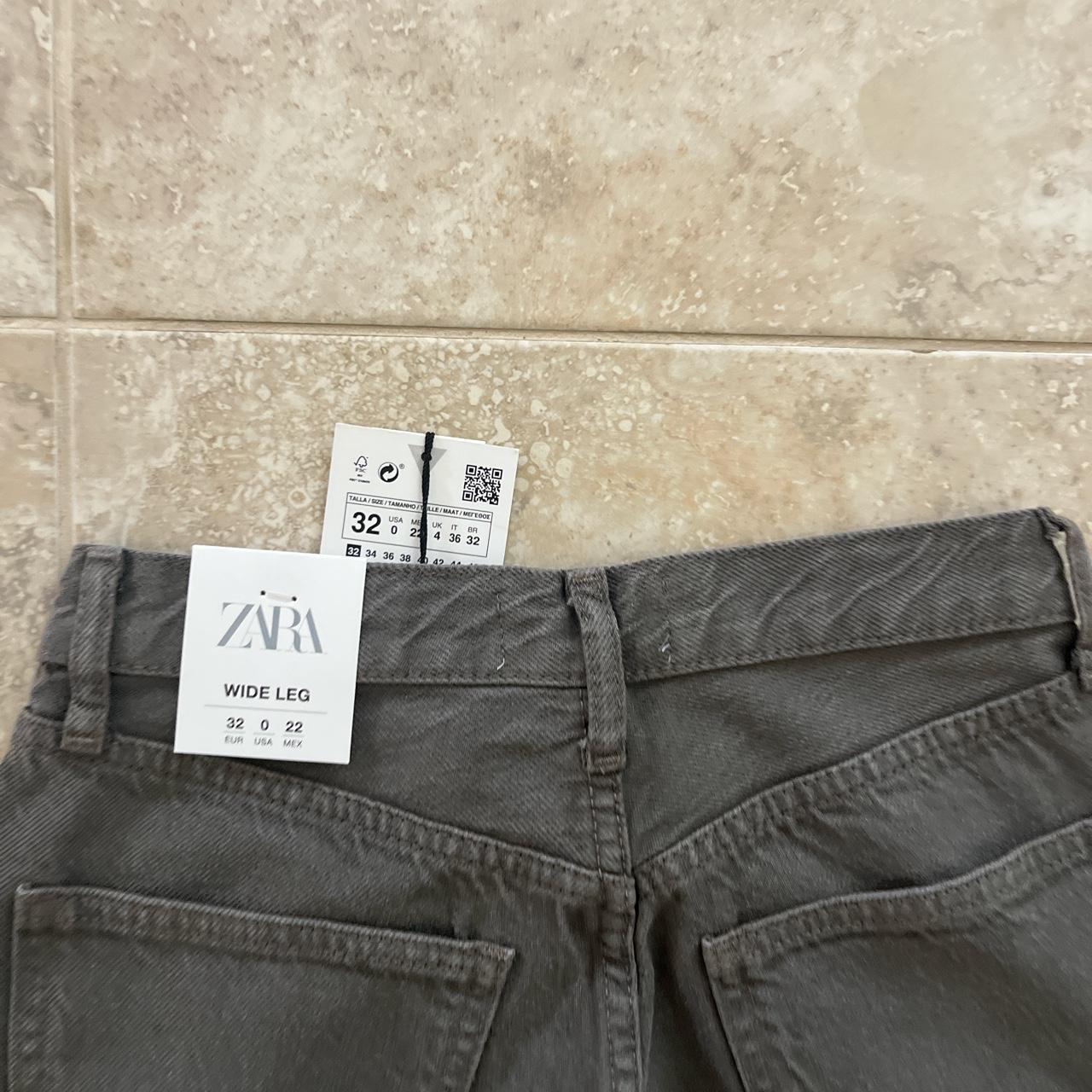 Zara High Rise Wide Leg Full Length Jeans, ❗️FREE