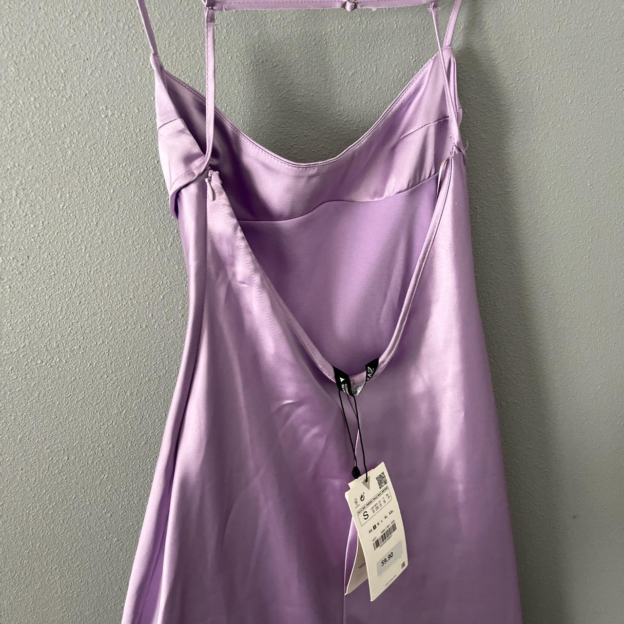 Zara Women's Purple Dress | Depop