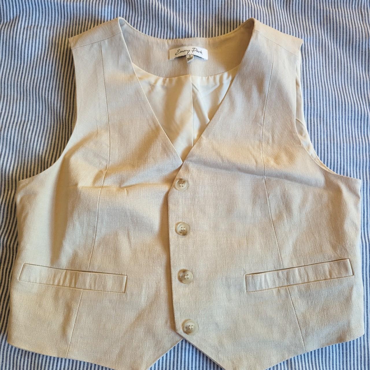 Beautiful creamy vest from ASOS. Size small. Only... - Depop
