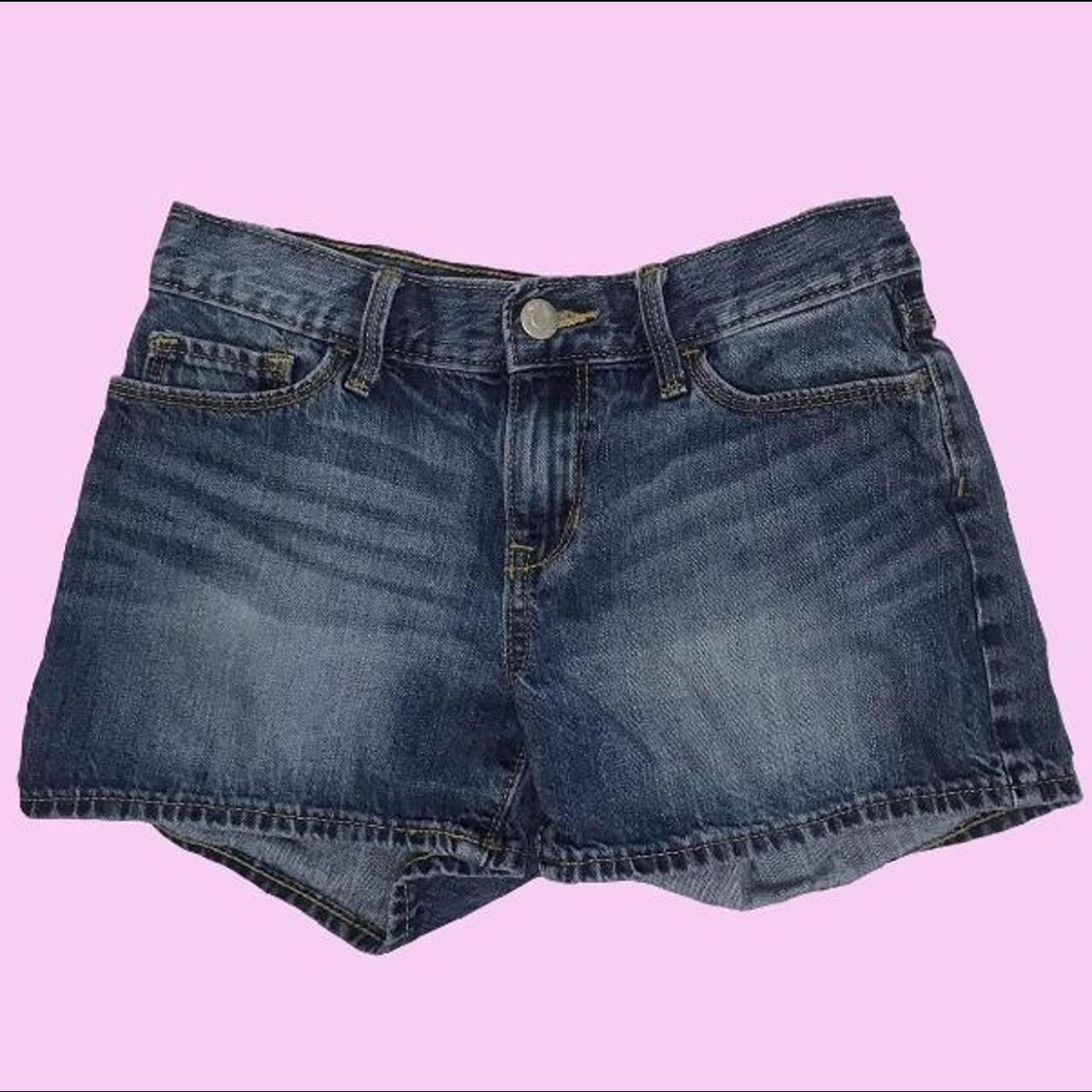 Women's Blue and Navy Shorts | Depop