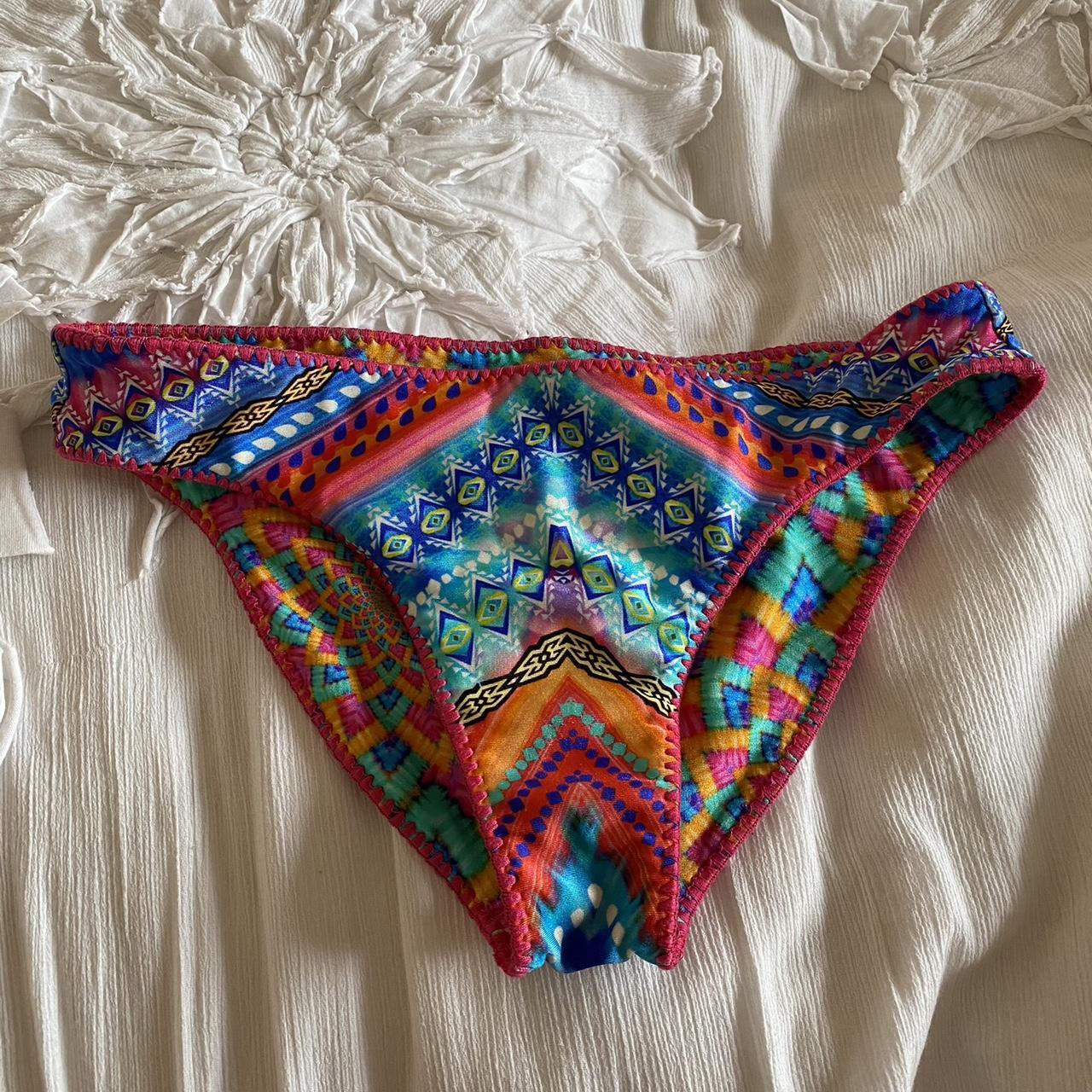 Luli fama bikini bottom. Is reversible. Has some... - Depop