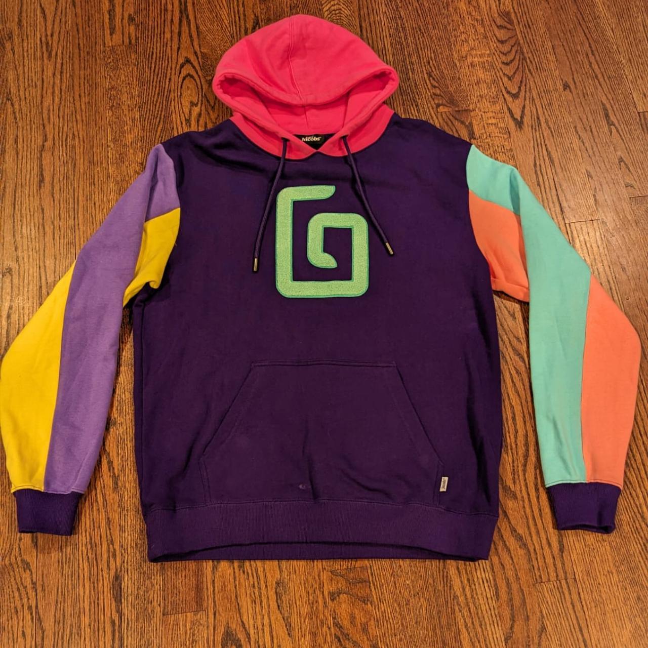 Zipper Sweatshirt Karl Jacobs Purple Hoodie Karl Jacobs Originals