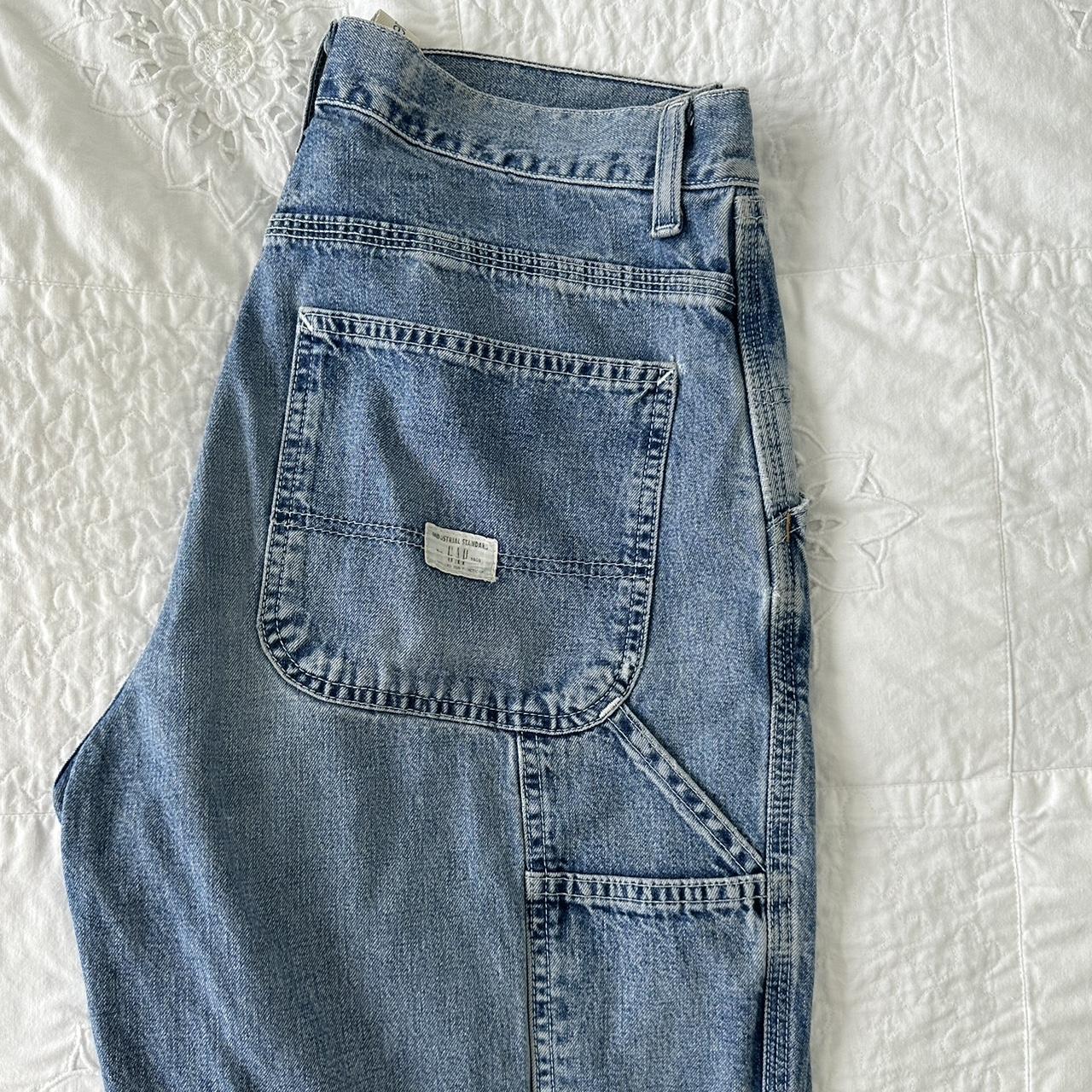 Vintage Gap Carpenter jeans. Size 32x34, fit loose... - Depop