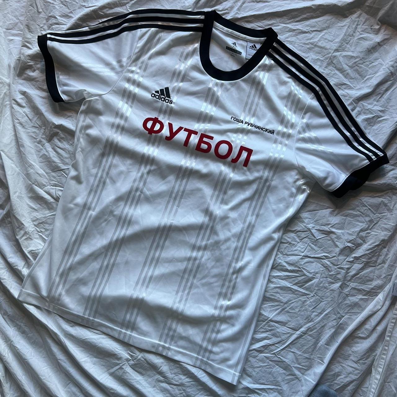 Gosha Rubchinskiy x Adidas Soccer Jersey, Size XL....