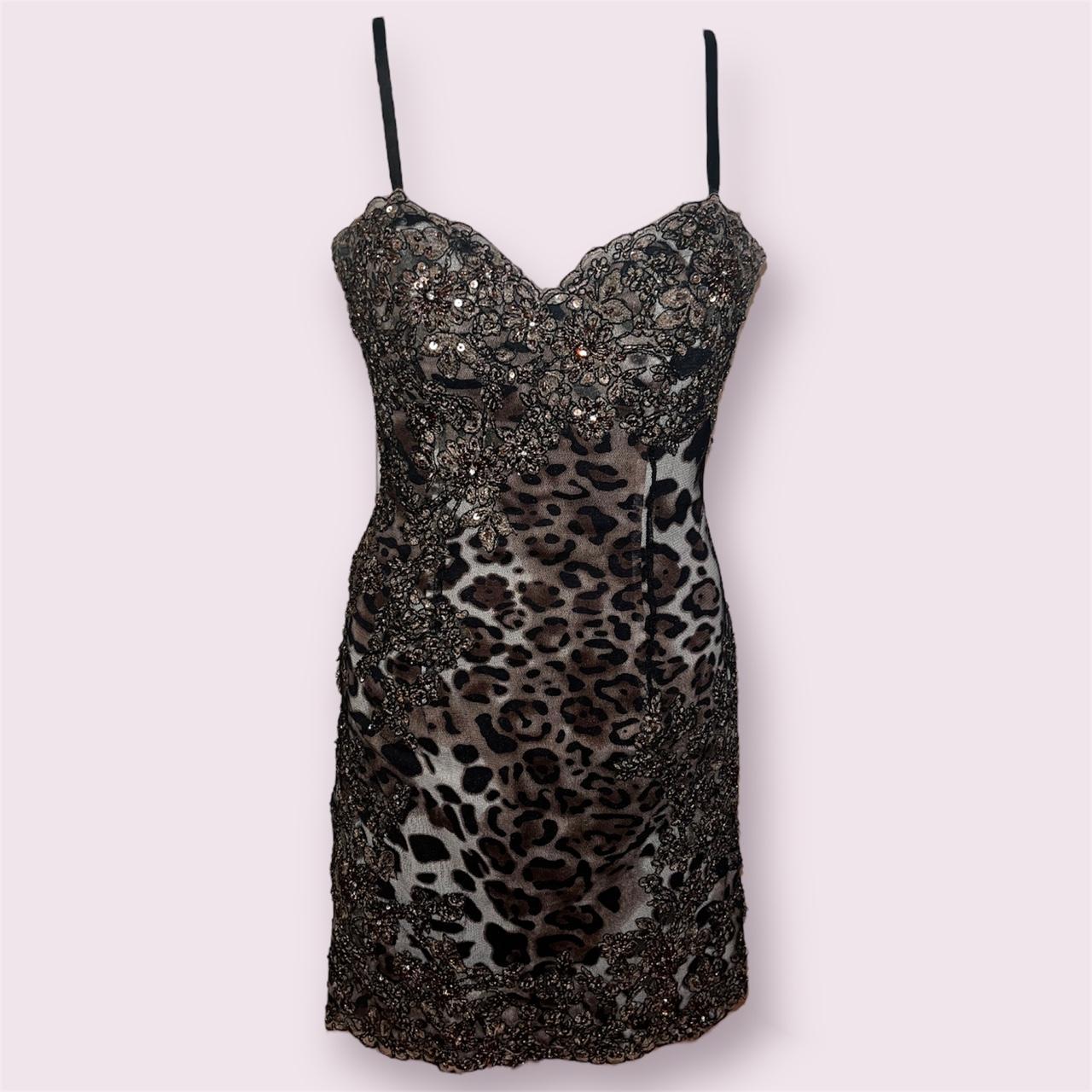 Jovani Cheetah Dress