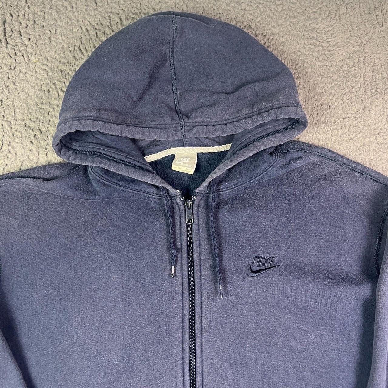 Vintage Faded Navy Nike Hoodie popular