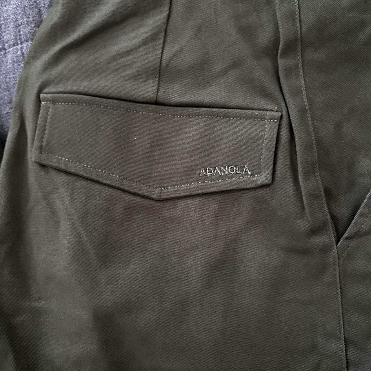 ADANOLA Green cargo pants Worn once, too big for me... - Depop