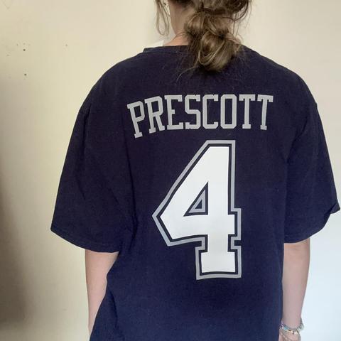 womens dallas cowboys dak prescott jersey authentic - Depop