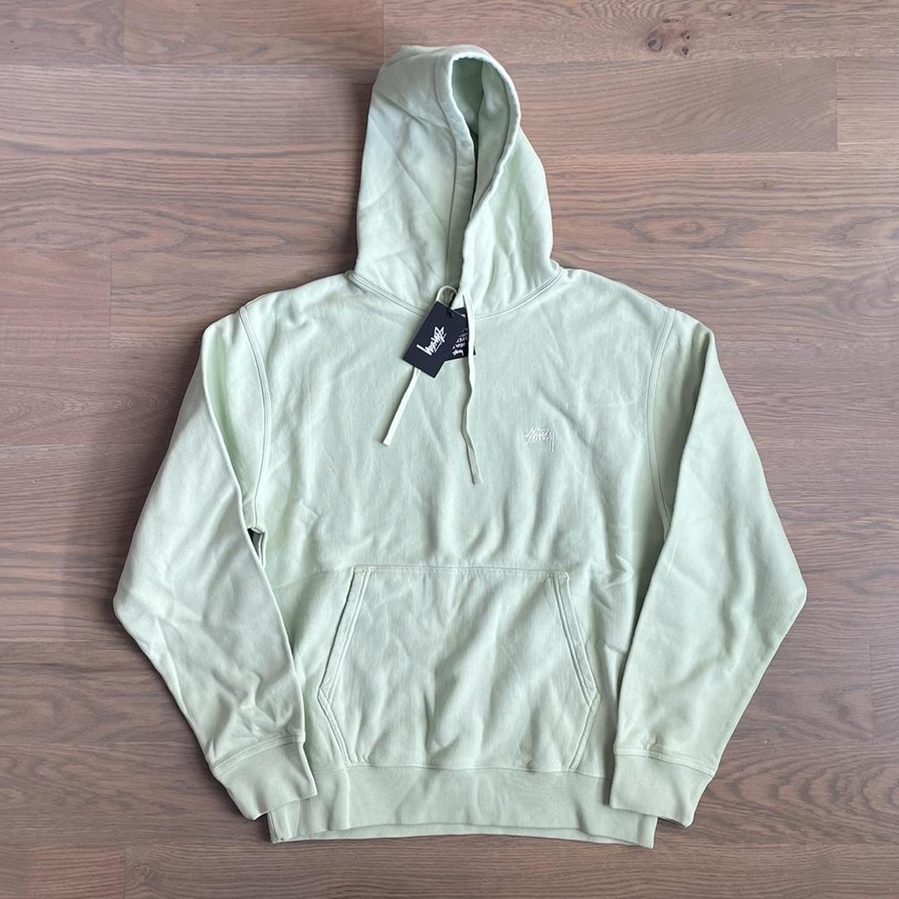 Stussy deals mint hoodie