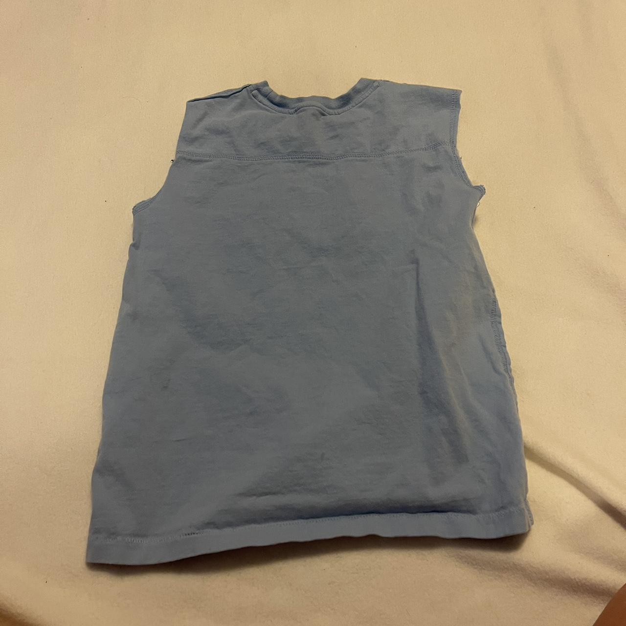 baby blue GAP baby t fits an xxs-xs women - Depop