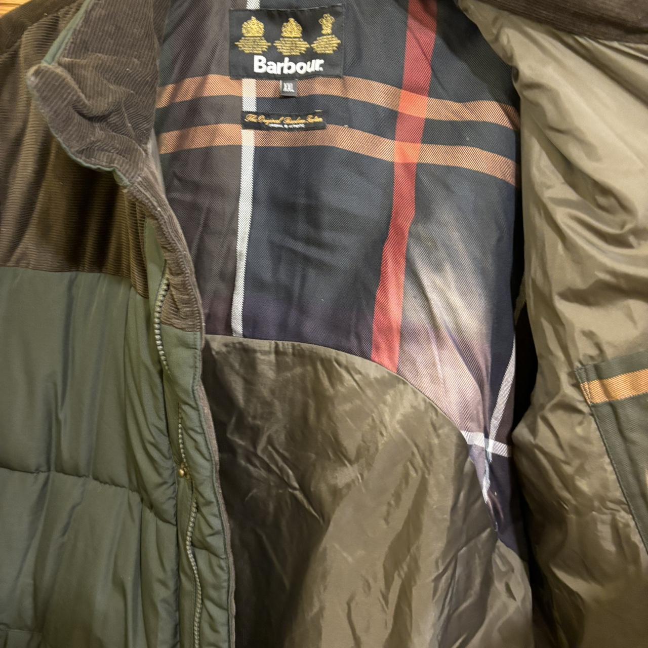 Mens Barbour Winston Quilted Jacket Green and