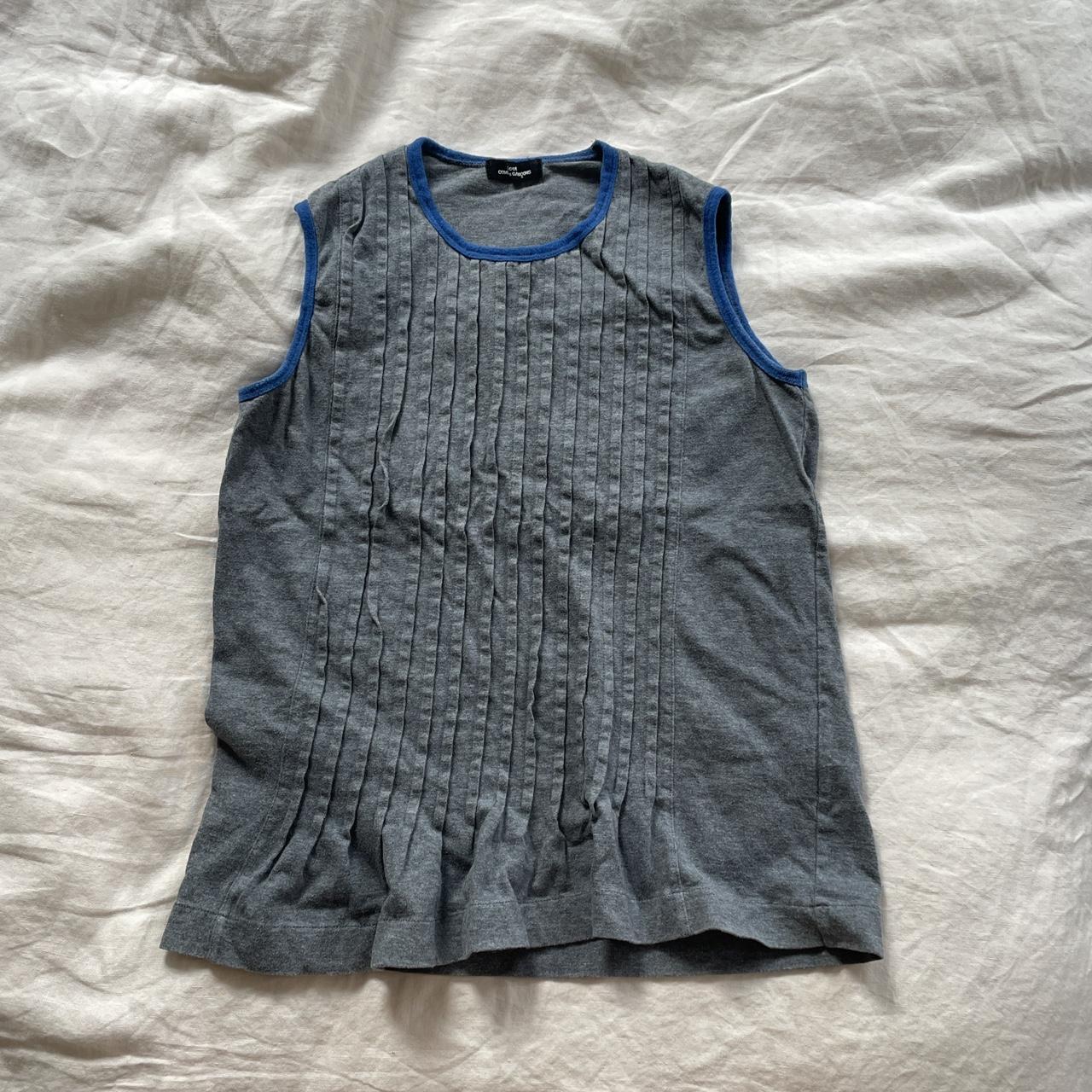 tricot comme des garcons AD2003 gray 100% cotton... - Depop